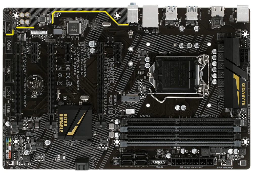 GIGABYTE GA-Z270P-D3 Bulk