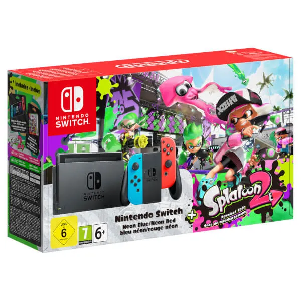 Nintendo Switch + Splatoon 2 portable game console