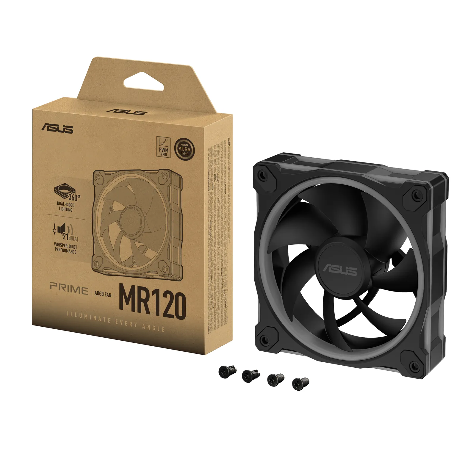 ASUS Prime MR120 ARGB Fan - Single Pack