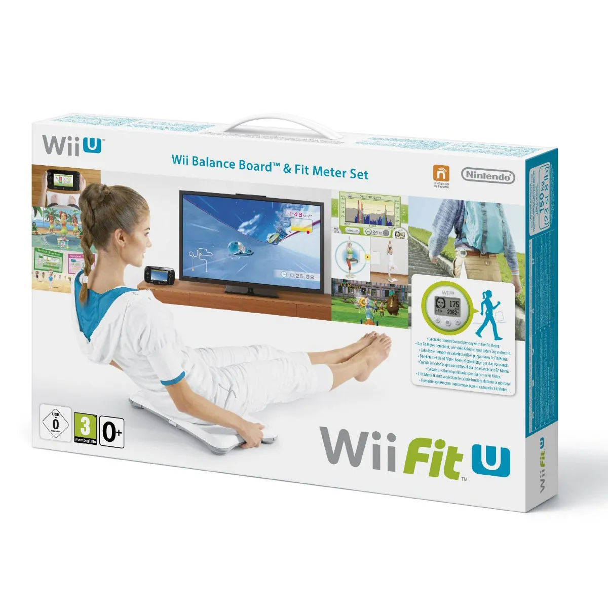 Nintendo Wii U Fit + Fit Meter + Balance Board