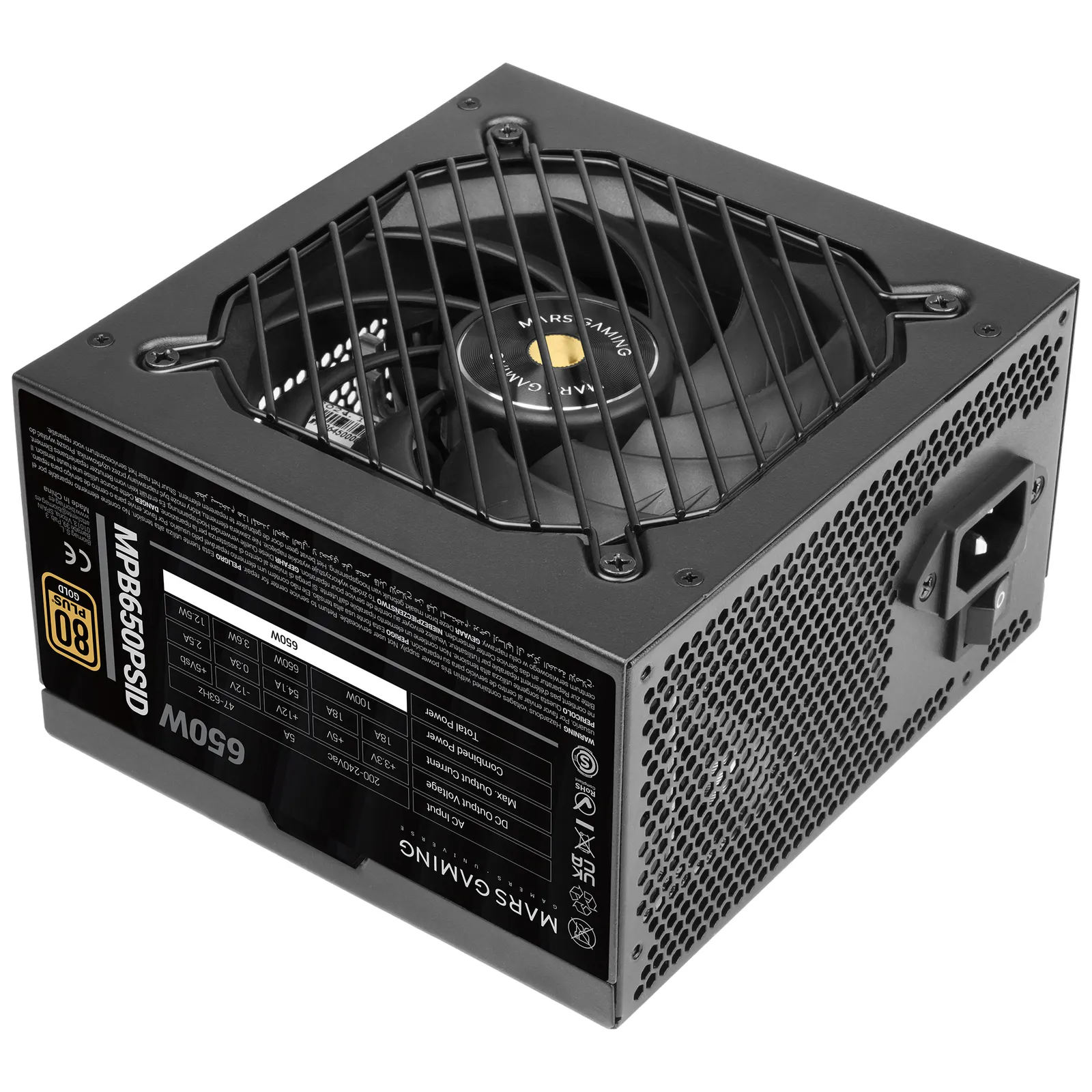 Mars Gaming MPB650PSID power supply unit