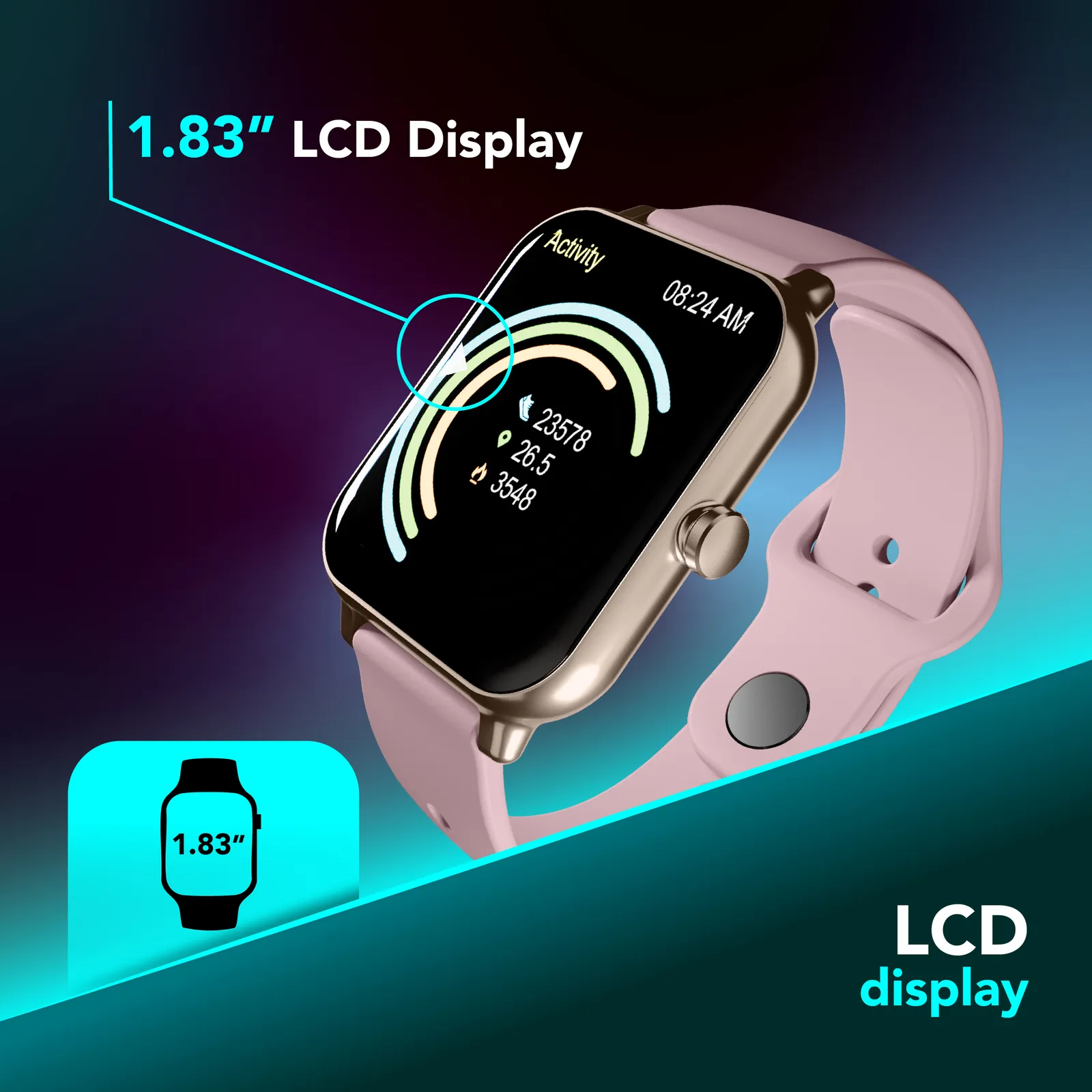 Cellularline BTIONWATCHP smartwatch / sport watch – slika 2