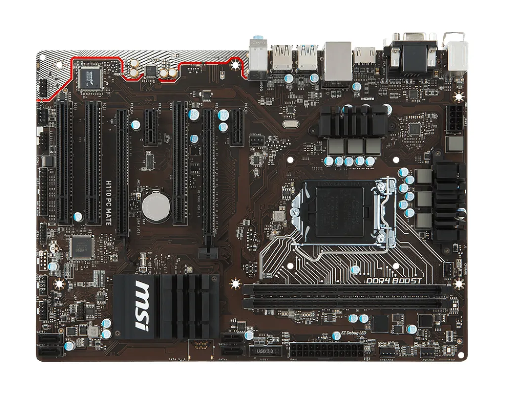 MSI H110 PC MATE motherboard – slika 3