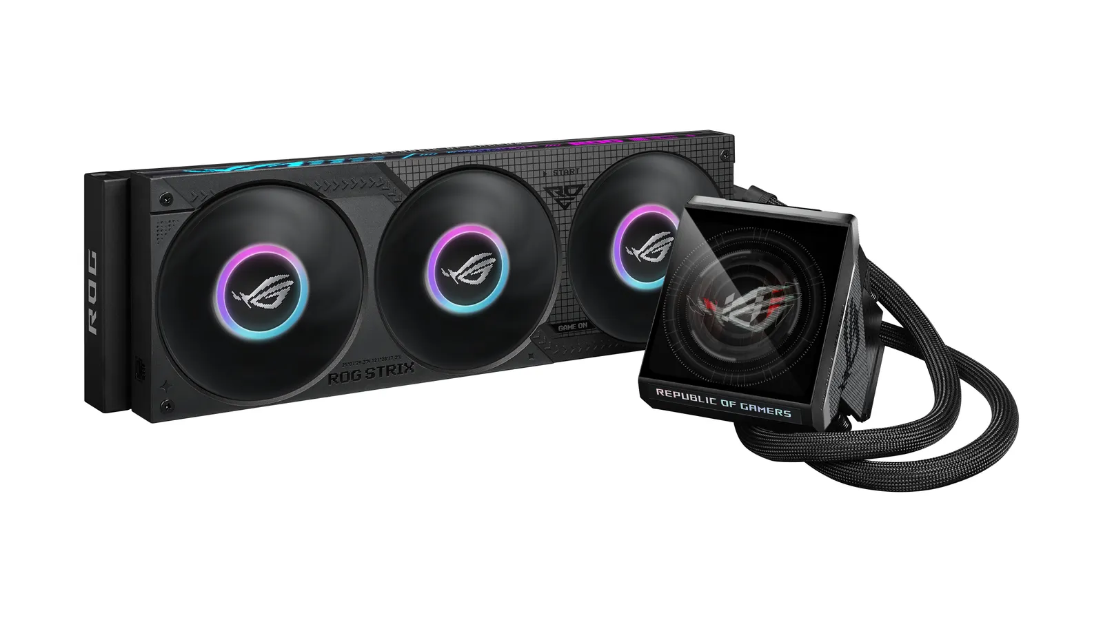 ASUS ROG Strix LC IV 360 ARGB LCD – slika 3