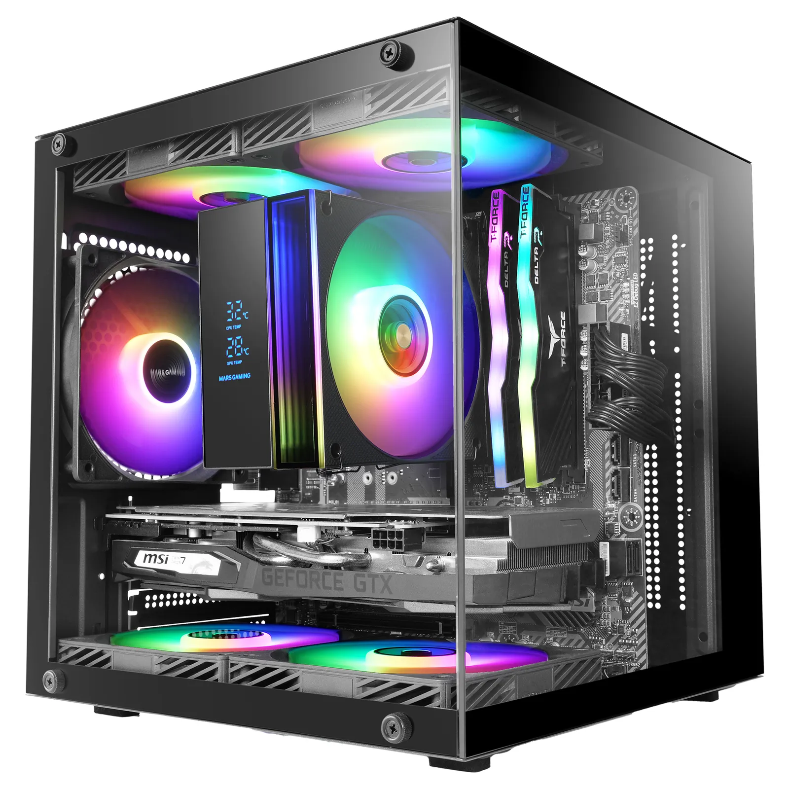 Mars Gaming MC-CUBE computer case – slika 2