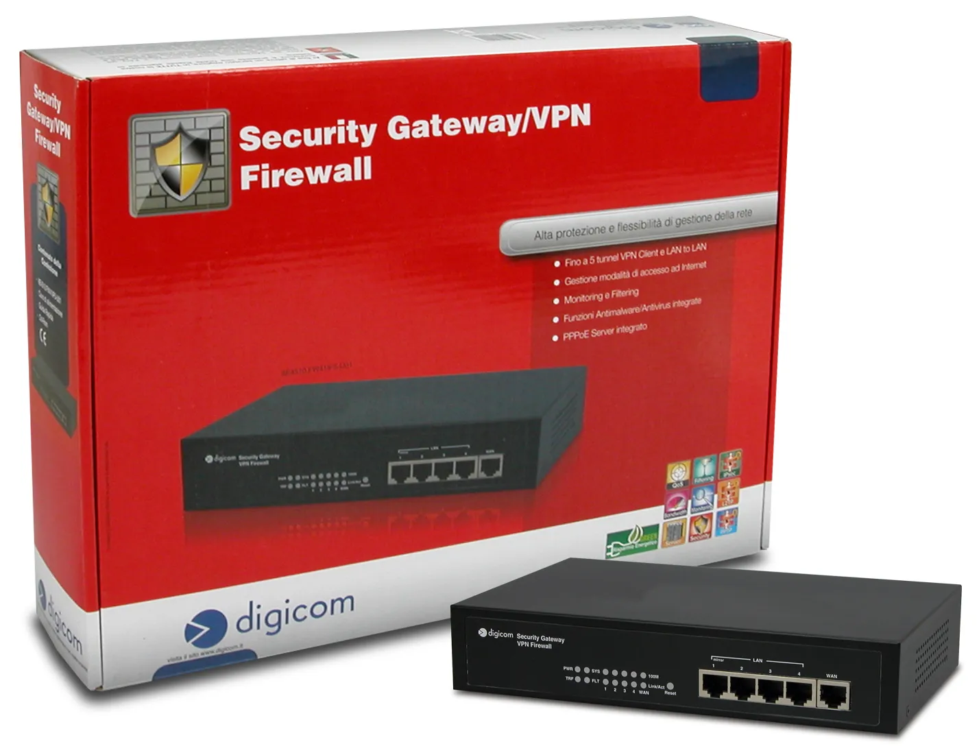 Digicom FW41IP5-U01 hardware firewall – slika 2