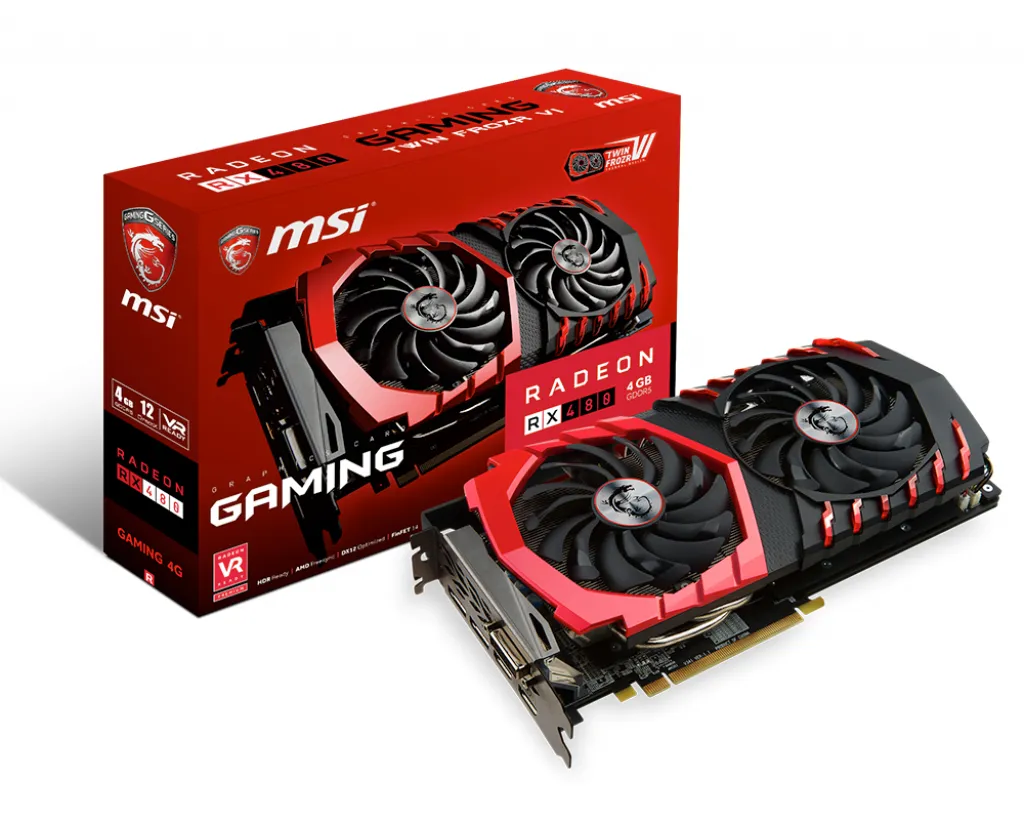 MSI GAMING Radeon RX 480 4G