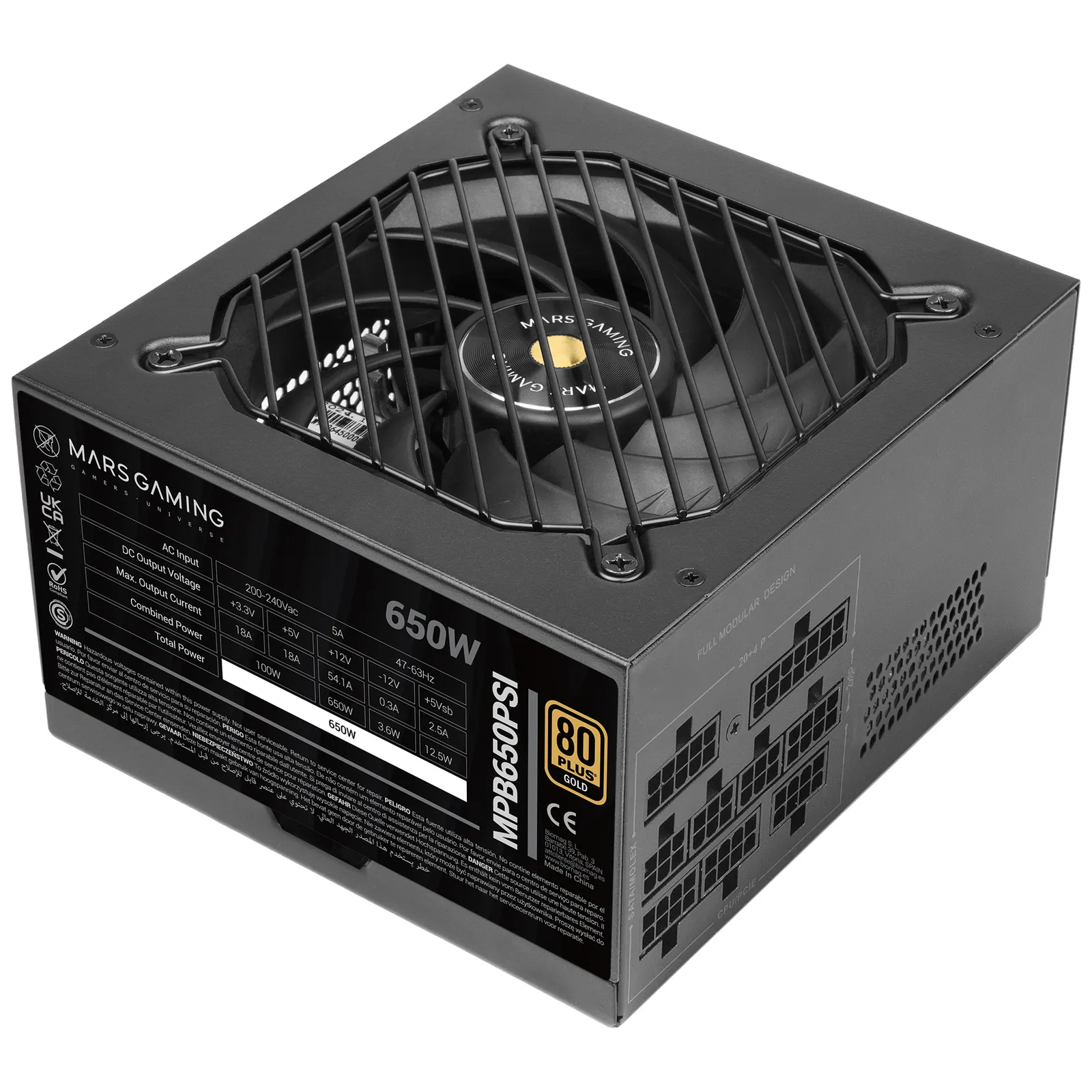 Mars Gaming MPB650PSI power supply unit – slika 3