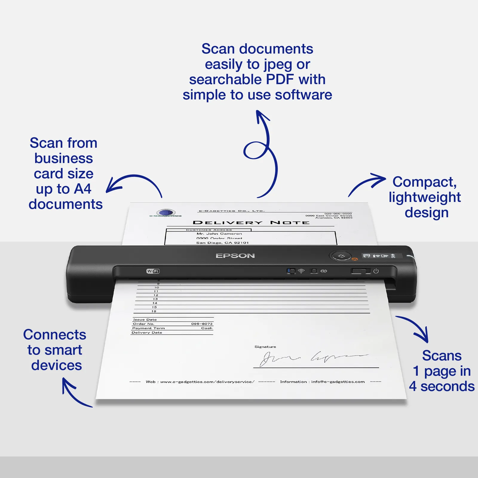 Epson WorkForce ES-60W – slika 3