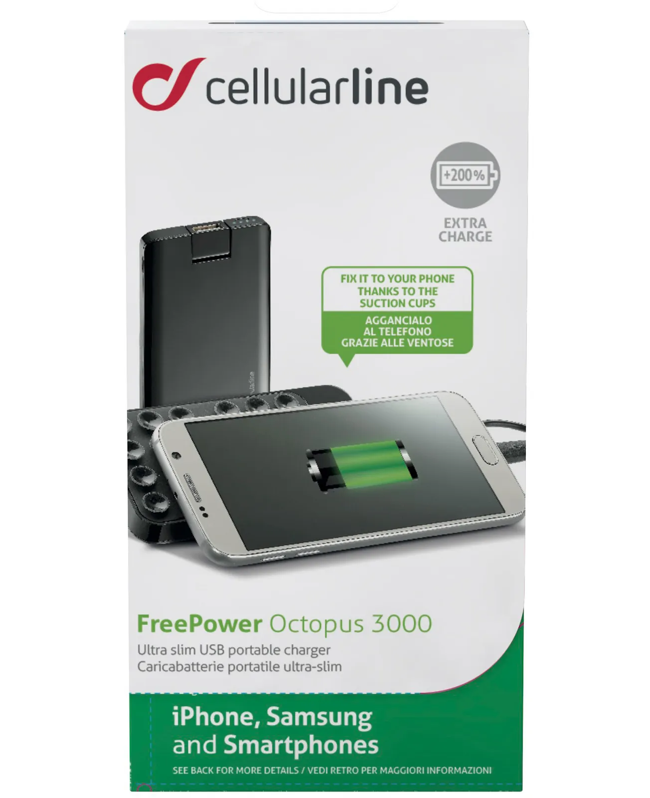 Cellularline FREEPOCTOP3000K power bank – slika 5