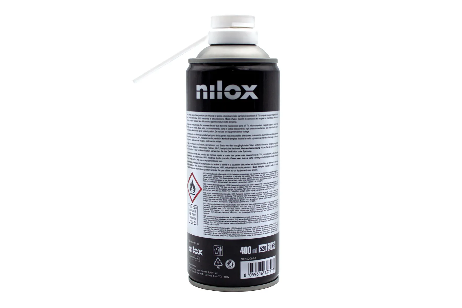 Nilox - Spray Aria-Gas leggeri-400ml – slika 2