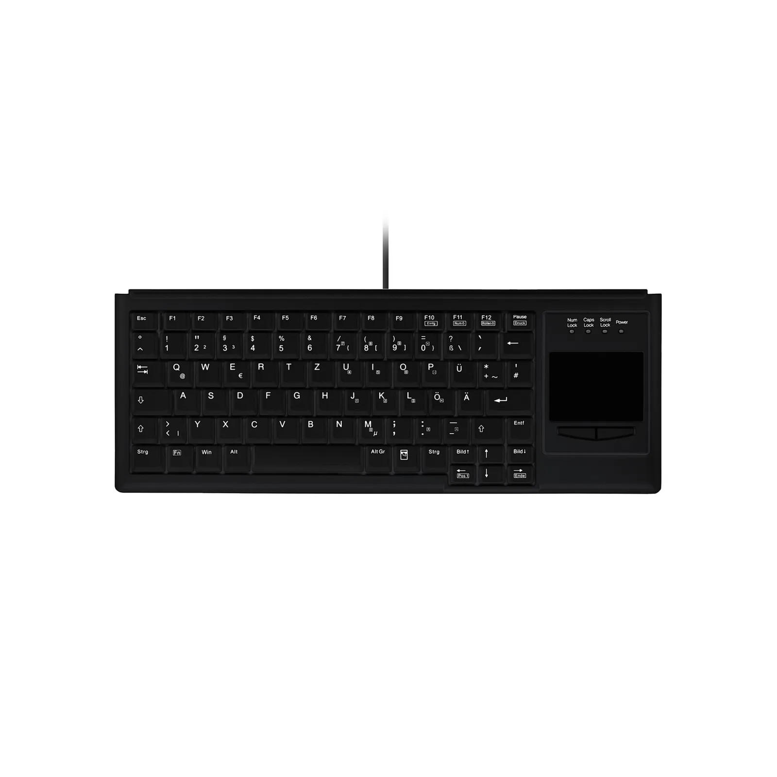 Contour Design Active Key touchpad USB Black EN keyboard