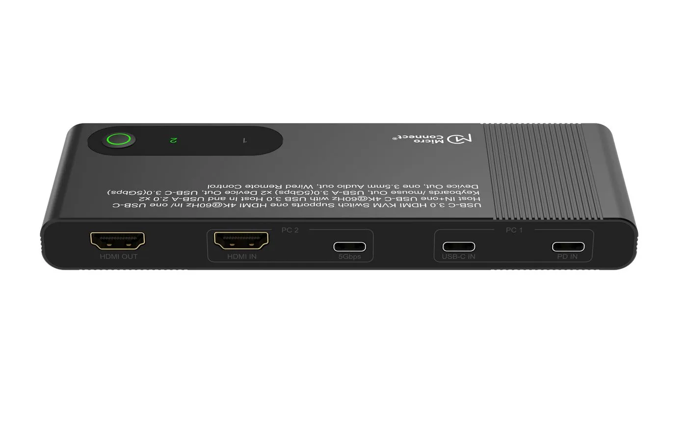Microconnect HDMI & USB-C 2-Port KVM switch – slika 10