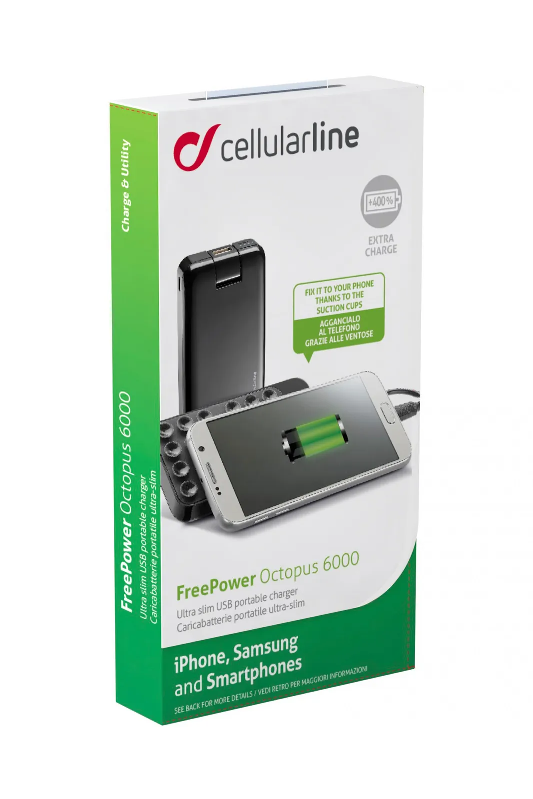 Cellularline FREEPOCTOP6000K power bank – slika 3