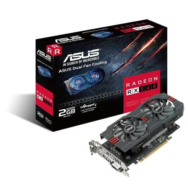 ASUS RADEON RX560-O2G RX560 PCIE3