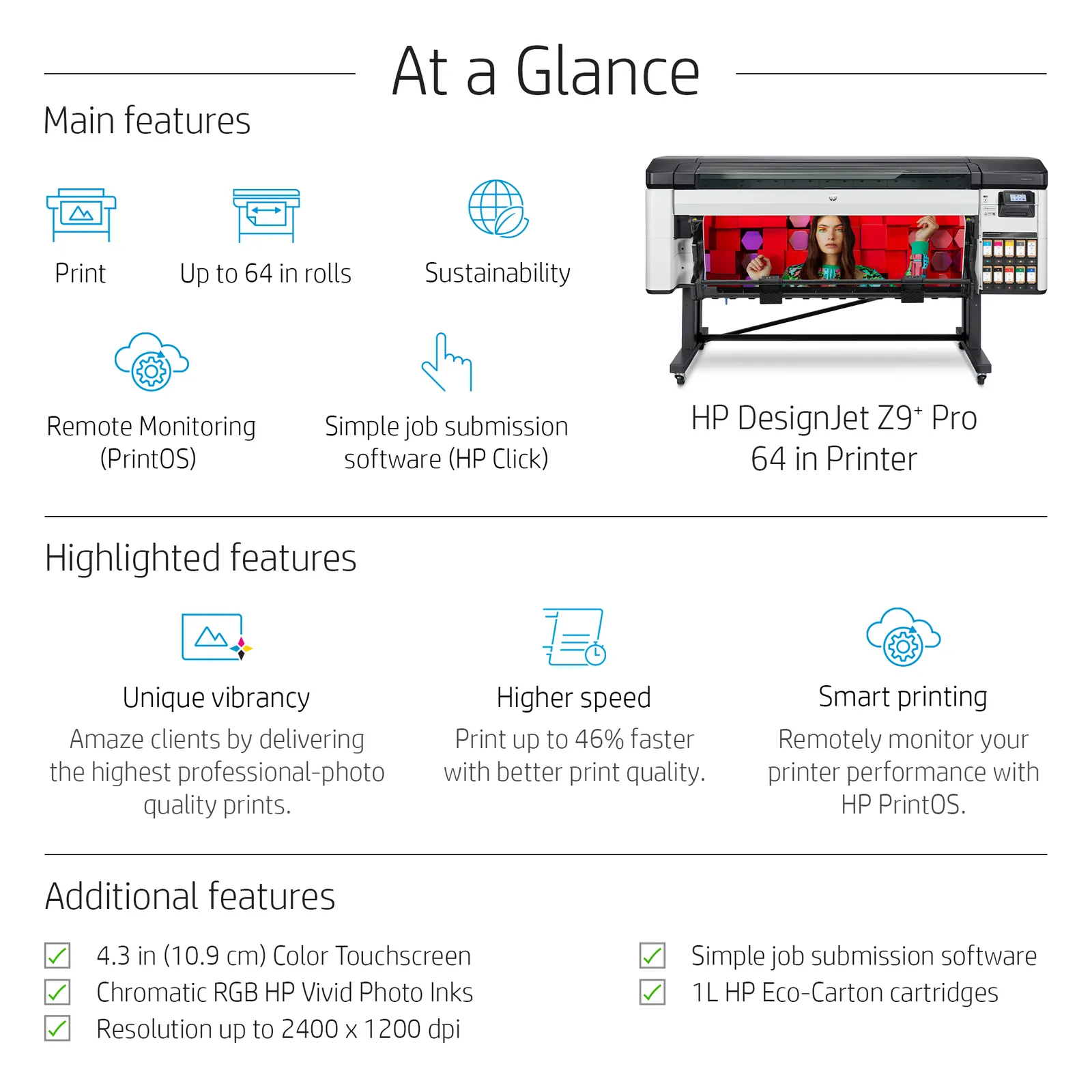 HP Model large format printer – slika 9