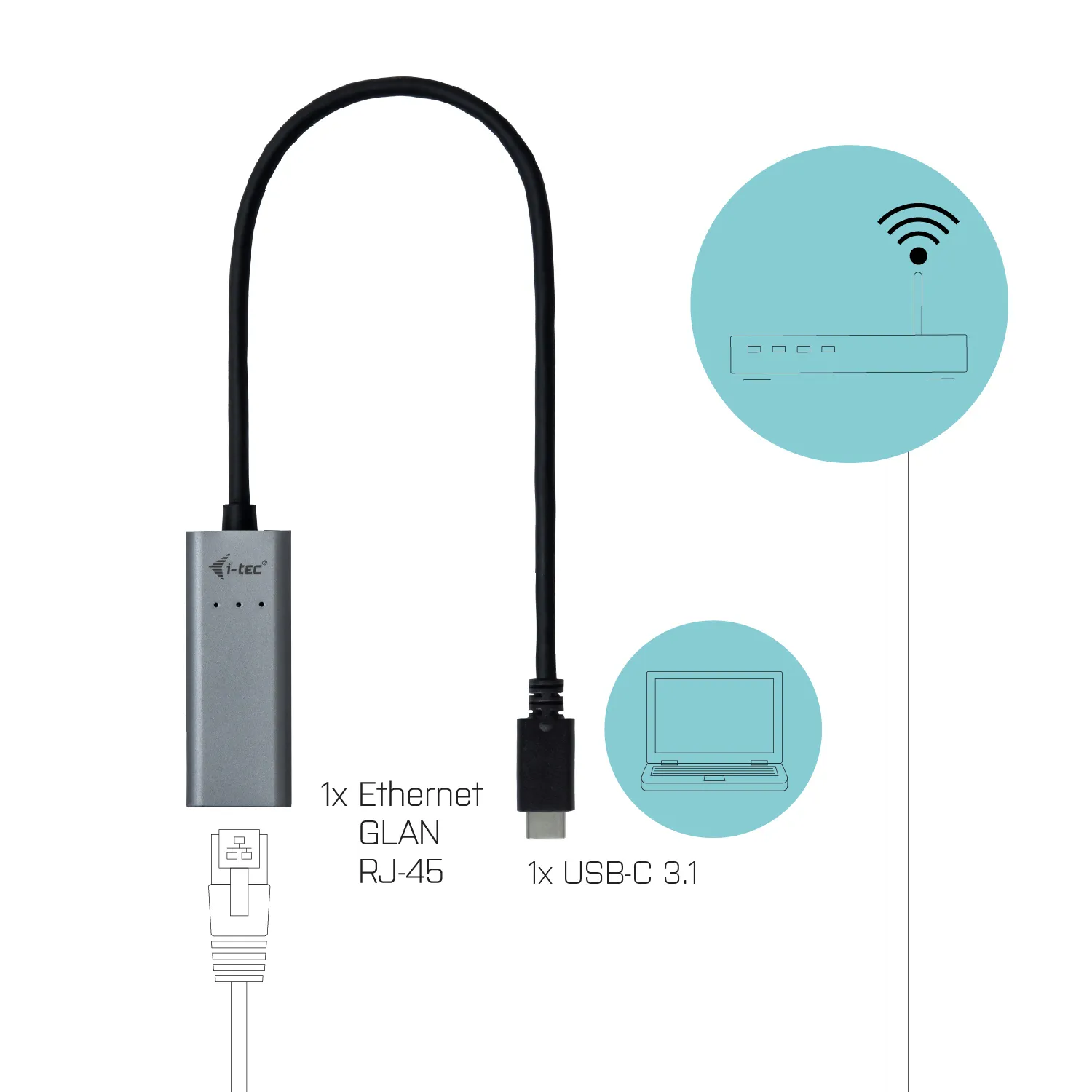 i-tec Metal C31METALGLAN network card – slika 6