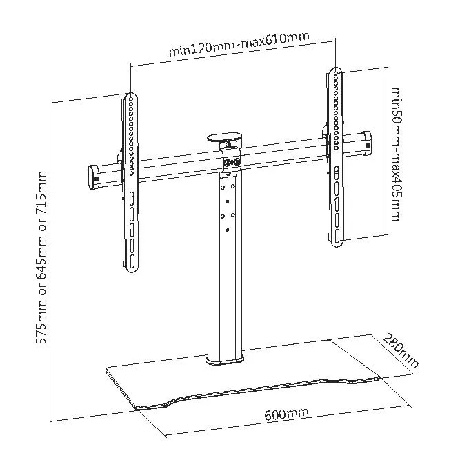 Equip 650601 TV mount/stand – slika 5