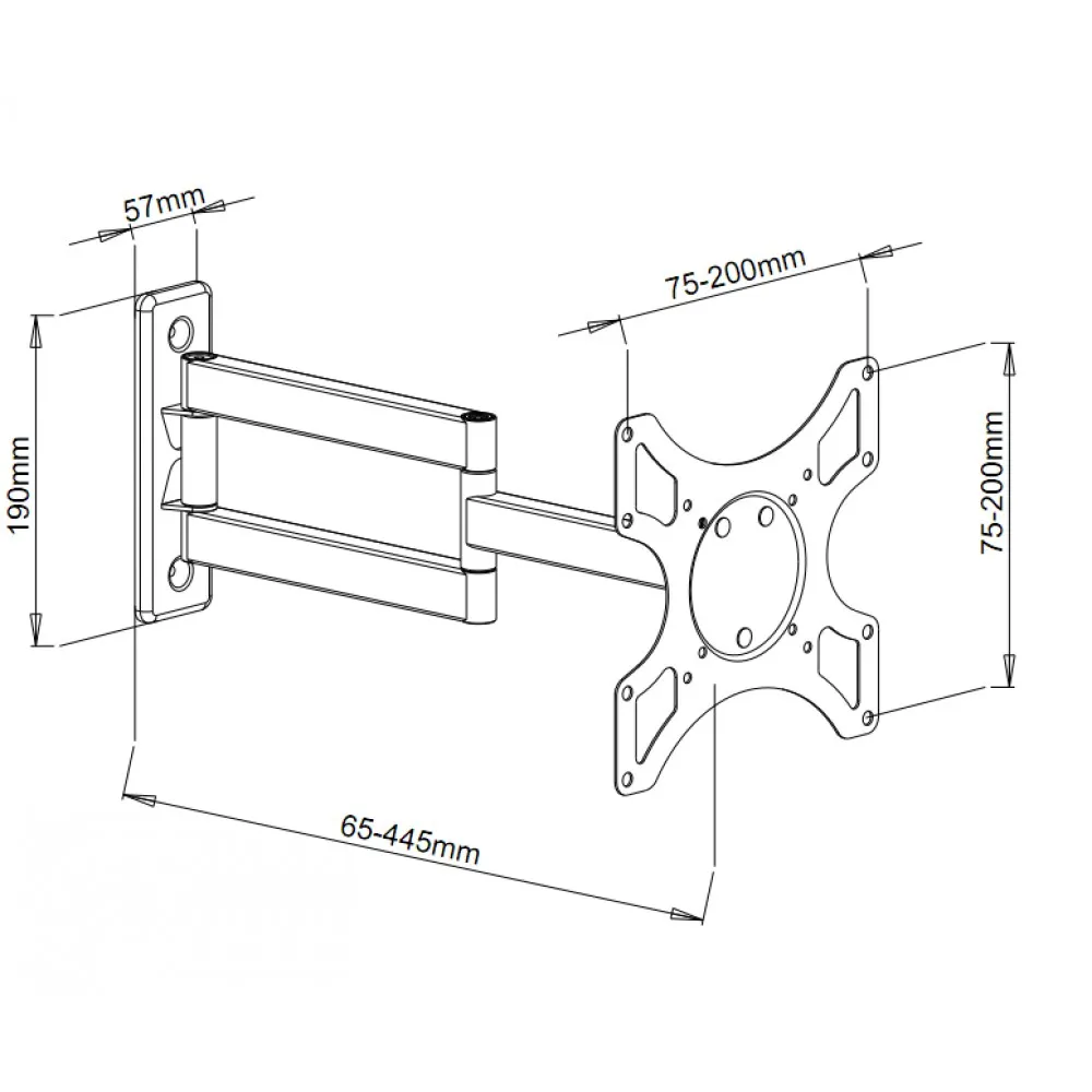 Techly ICA-LCD 2903WH TV mount/stand – slika 3
