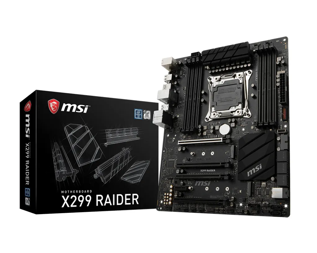 MSI X299 RAIDER motherboard – slika 2
