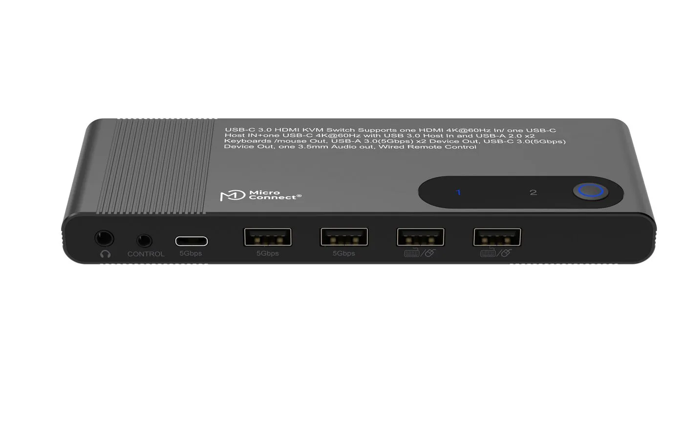 Microconnect HDMI & USB-C 2-Port KVM switch – slika 7