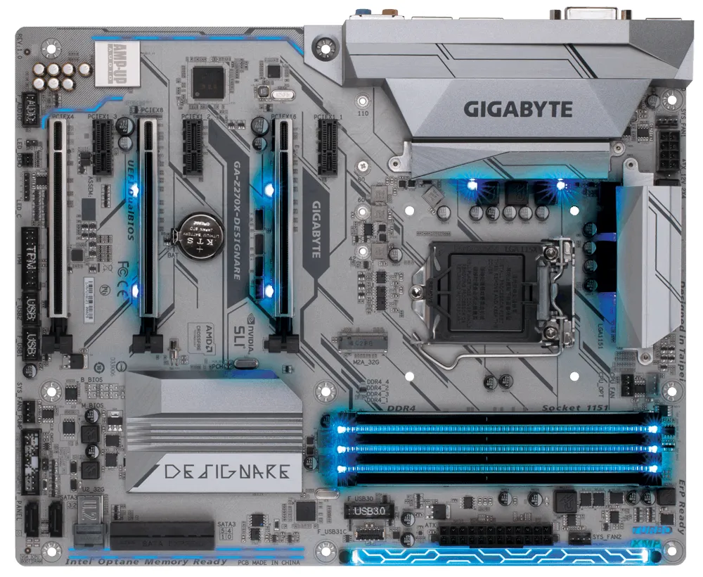 GIGABYTE GA-Z270X-DESIGNARE motherboard – slika 2