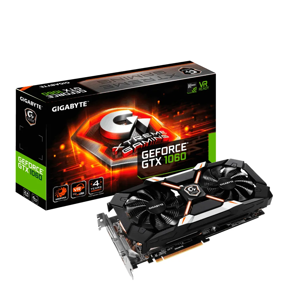 GIGABYTE GF GV-N1060XTREME-6GD PCIE 3