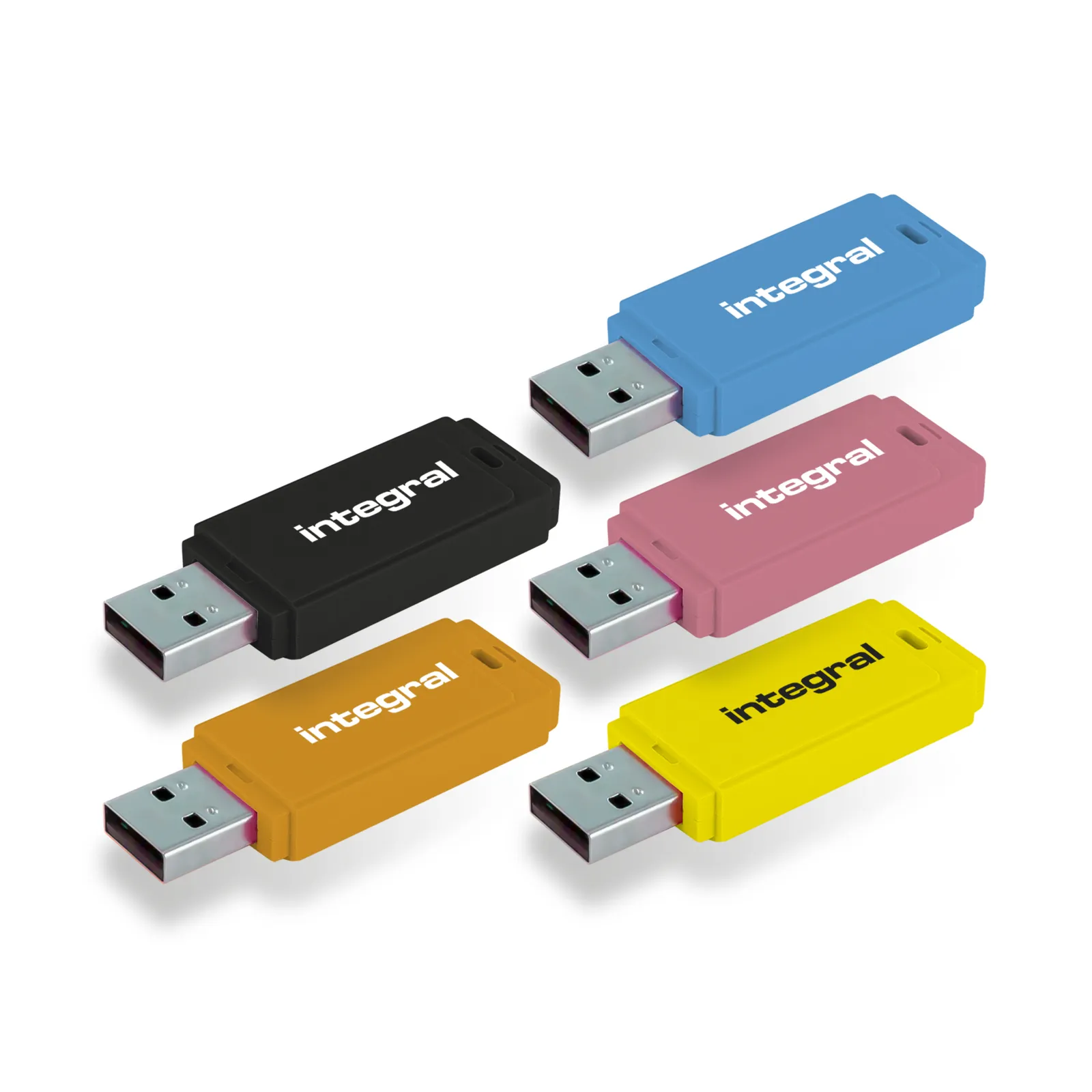 Integral INFD64GBNEONBLPKYLORBKNRP USB flash drive