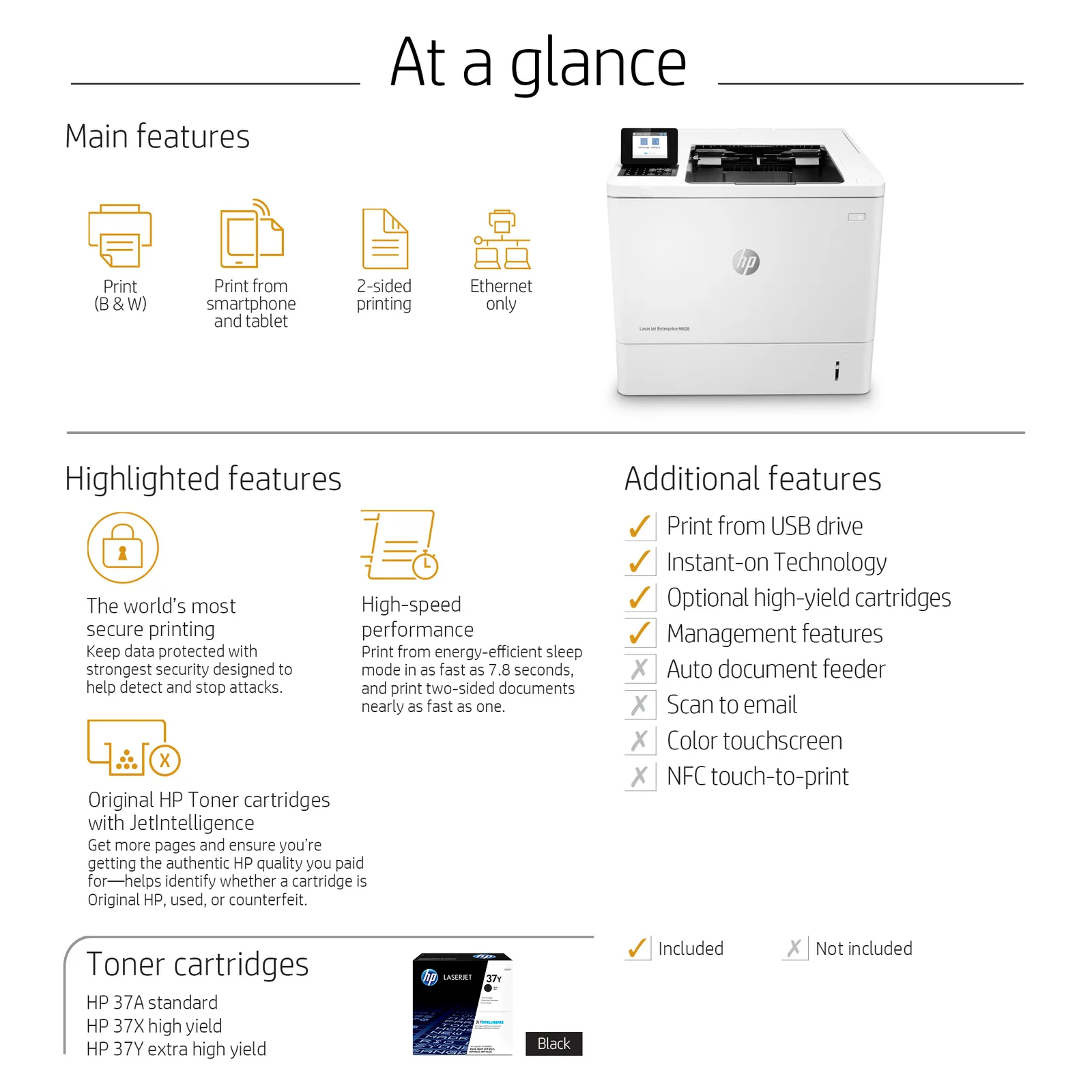 HP LaserJet Enterprise M608dn – slika 5