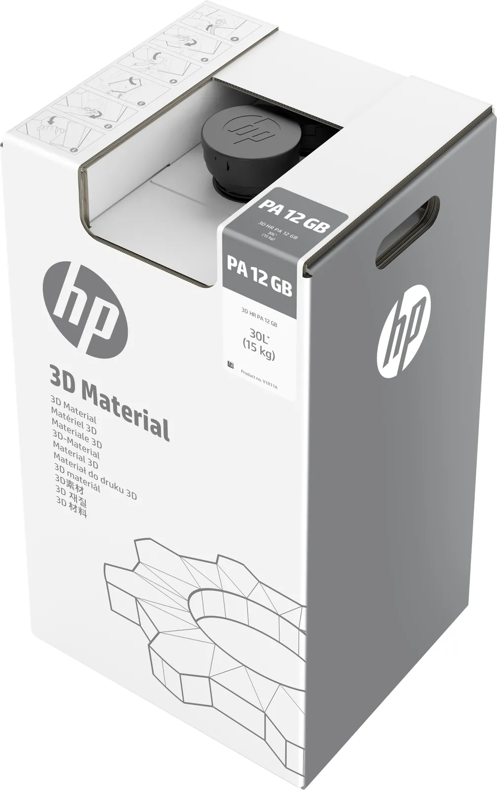 HP 3D High Reusability PA 12 30L (13 kg)
