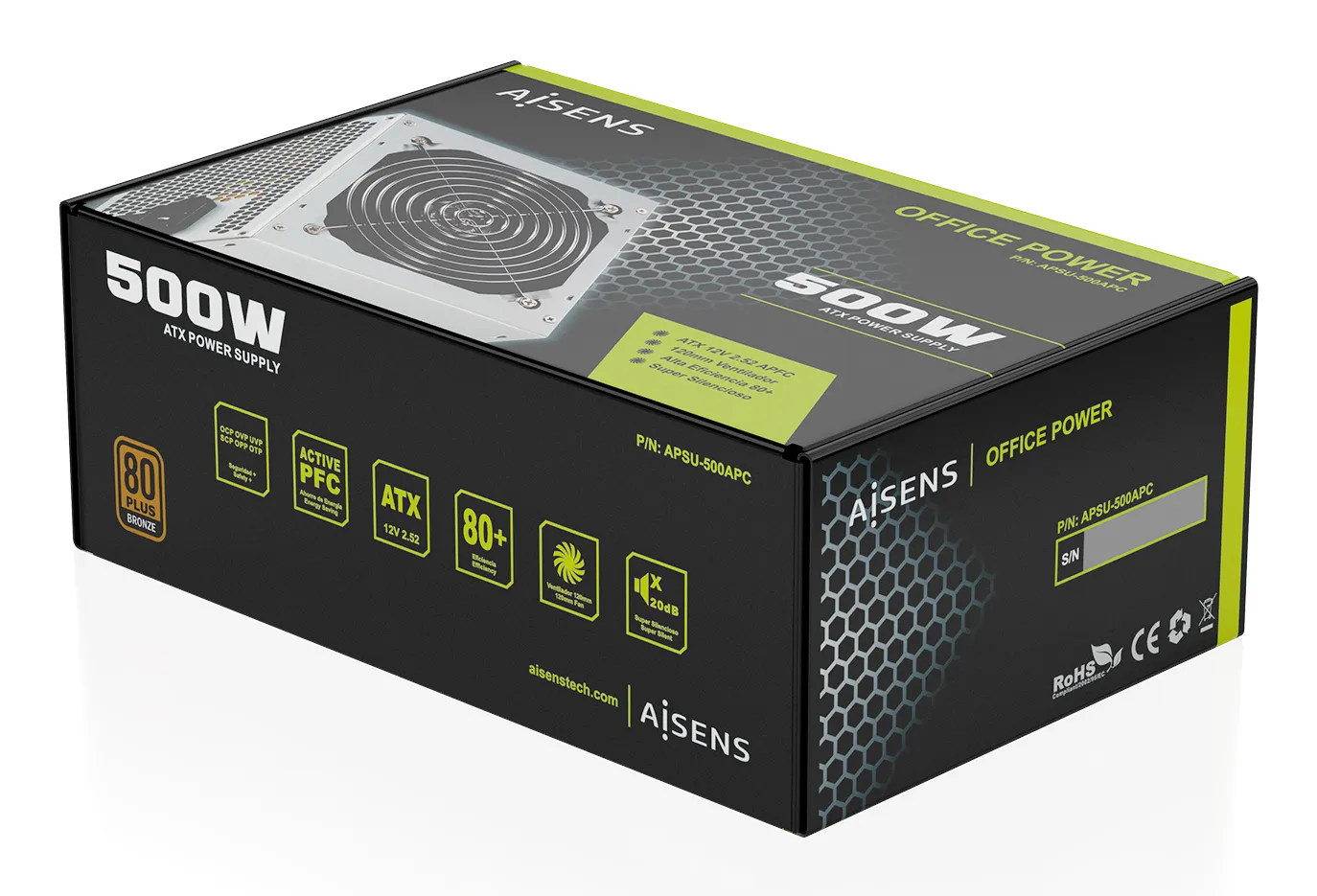 AISENS APSU-500APC power supply unit – slika 3