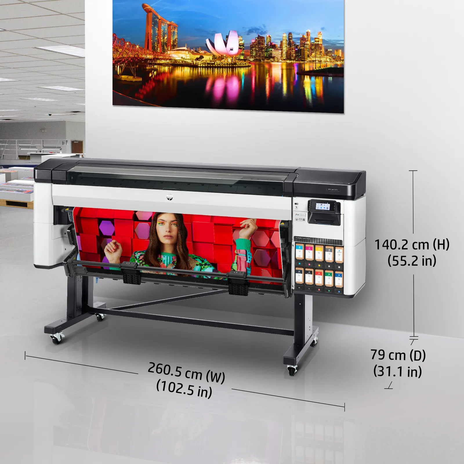 HP Model large format printer – slika 13