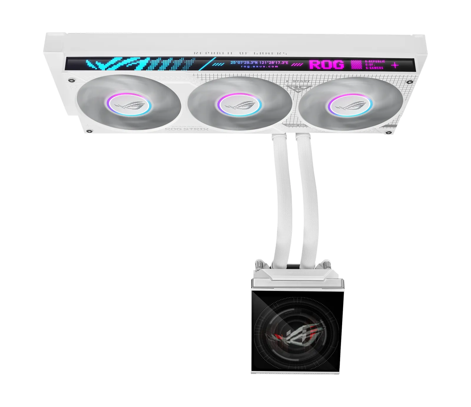 ASUS ROG STRIX SLC IV 360 ARGB LCD WHT – slika 3