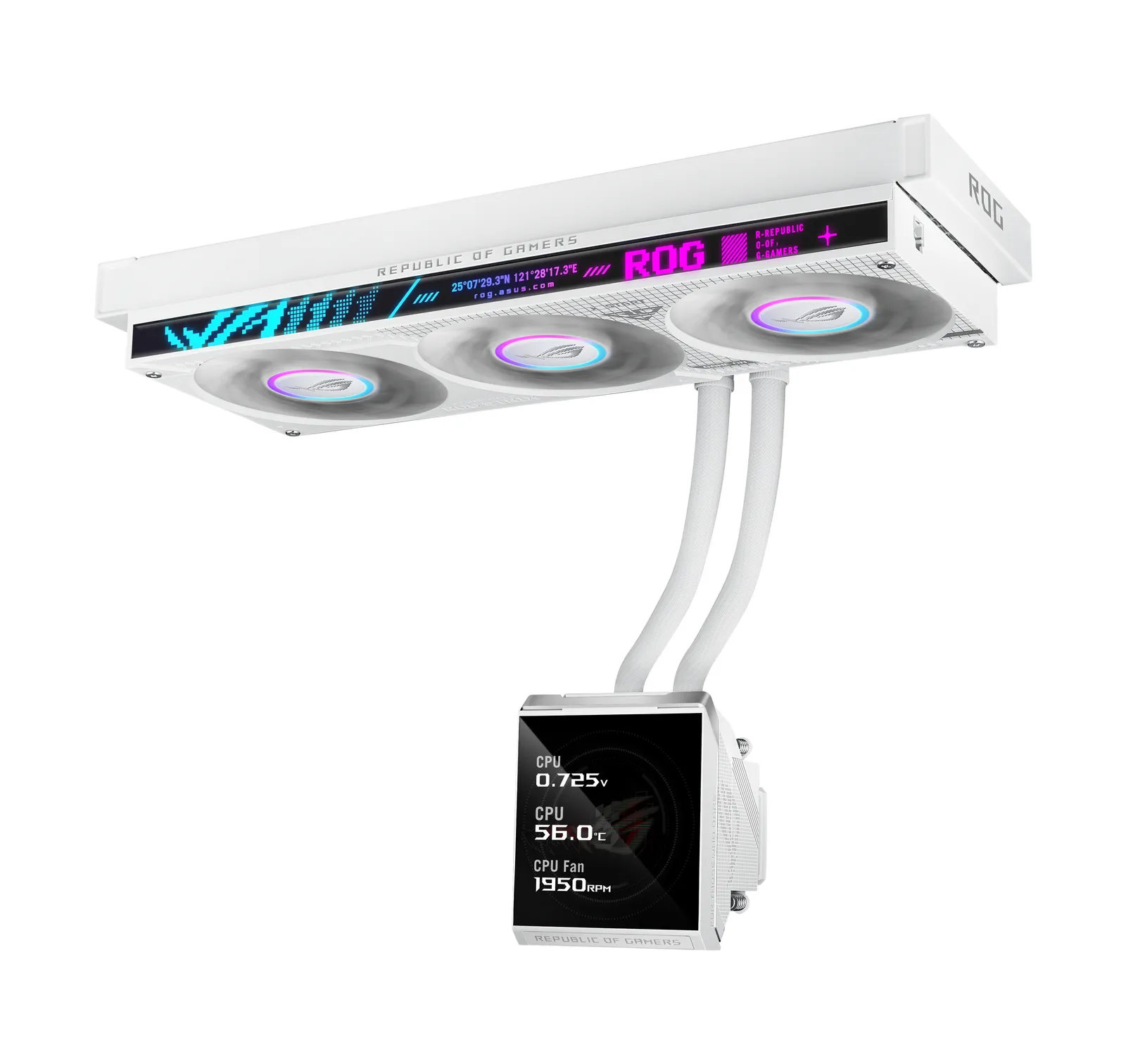 ASUS ROG STRIX SLC IV 360 ARGB LCD WHT – slika 5