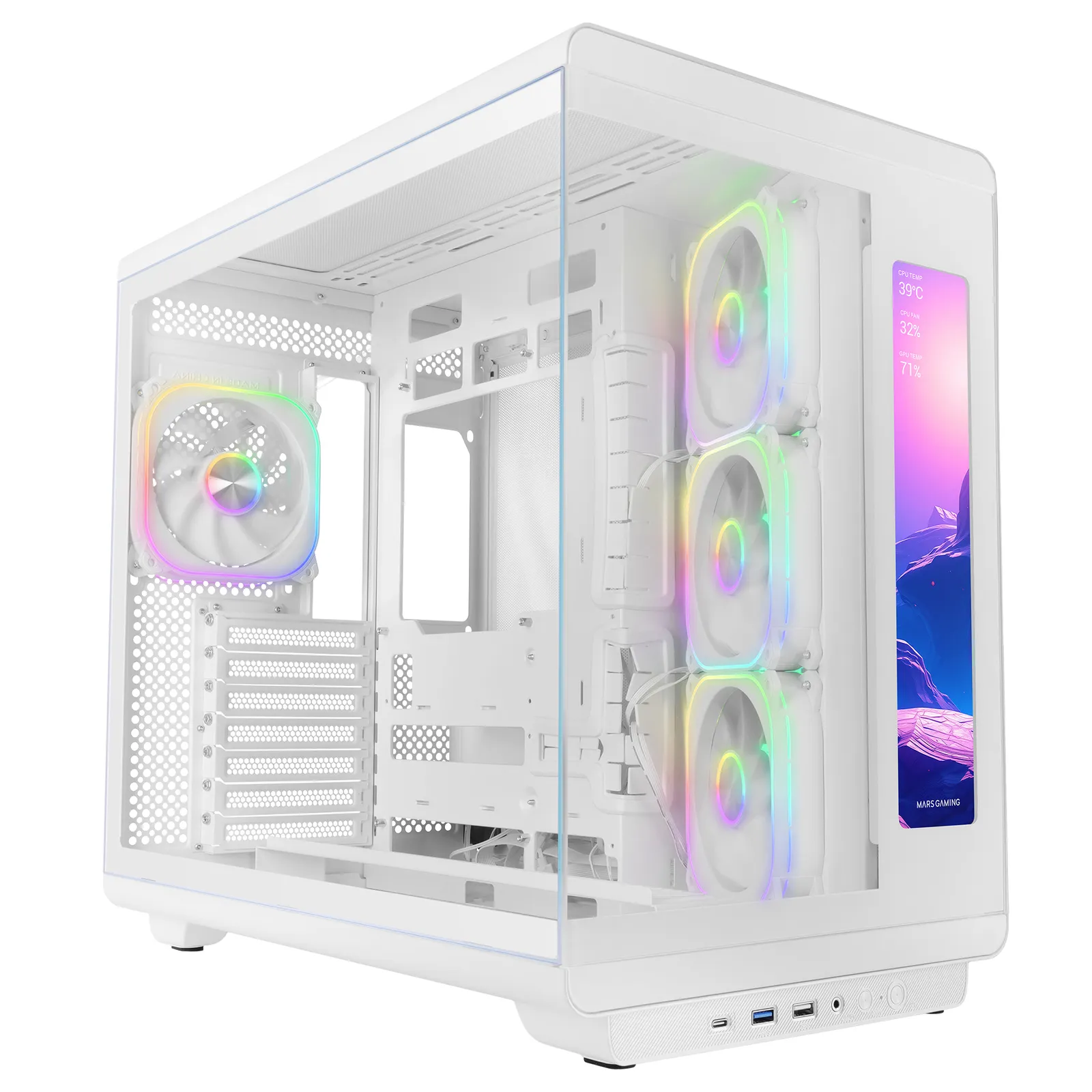Mars Gaming MCREVMAXW computer case
