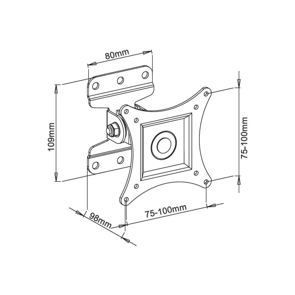 Techly ICA-LCD 201WH TV mount/stand – slika 4