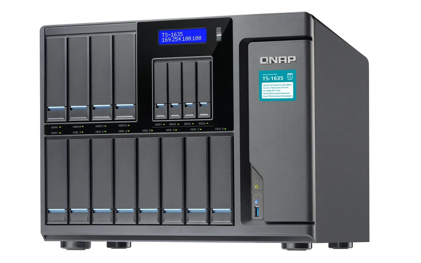 QNAP TS-1635-8G 16BAY 96TB IRONWOLF TS-1635-8G 16X 6TB ST6000VN0041 – slika 6
