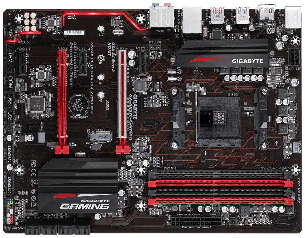 GIGABYTE GA-AX370-GAMING motherboard – slika 2