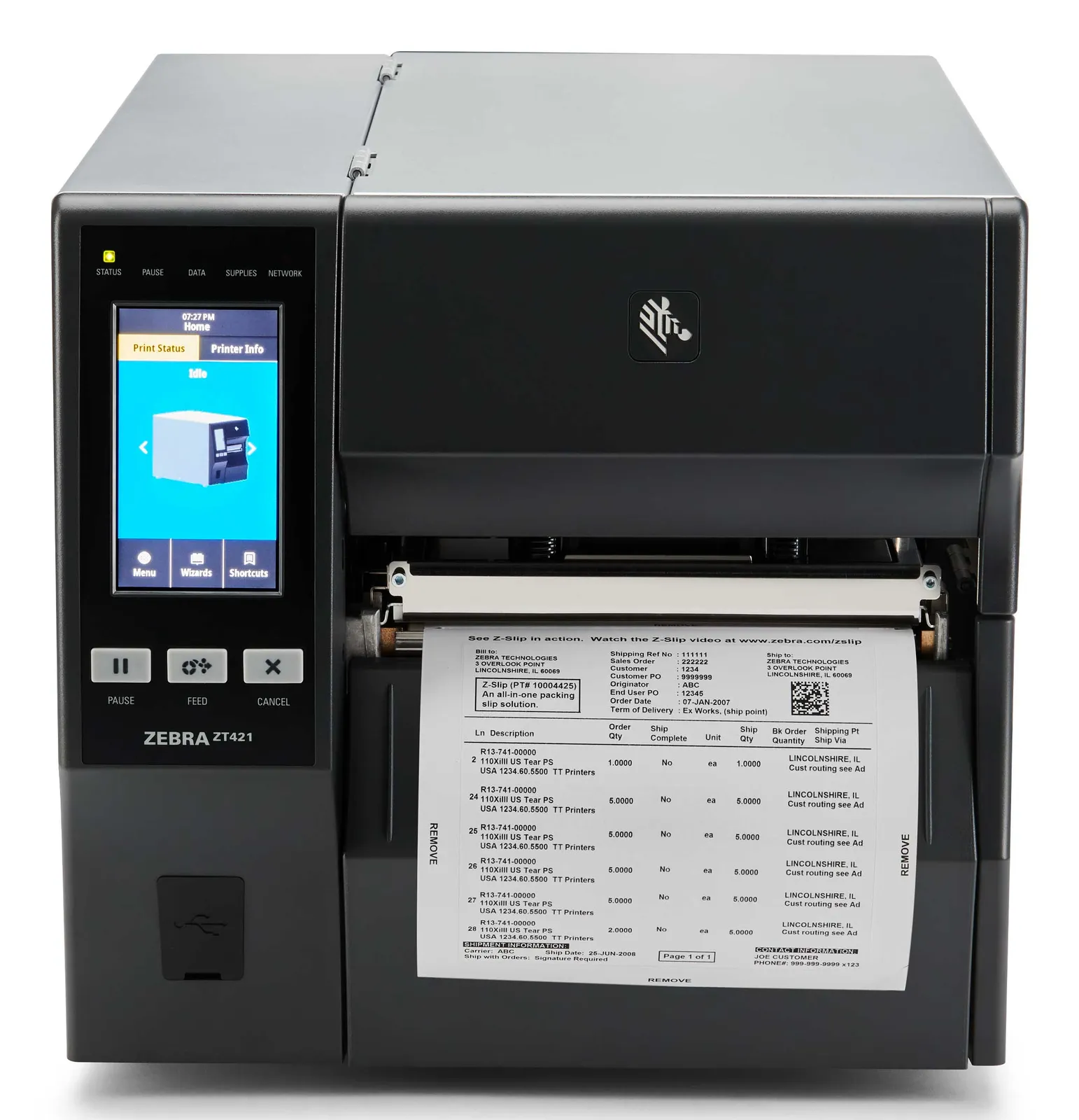 Zebra ZT421 label printer – slika 4