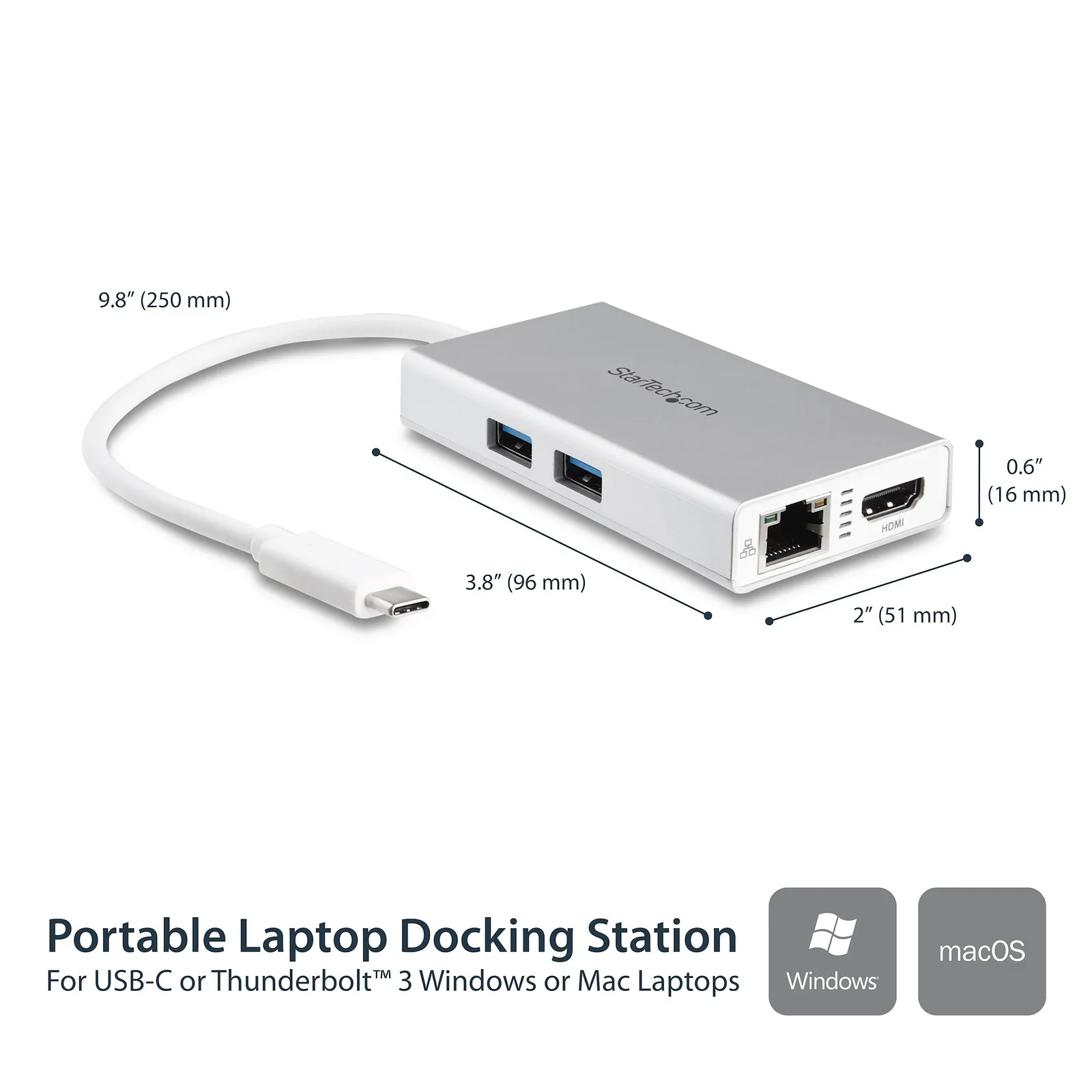 StarTech.com DKT30CHPDW laptop dock/port replicator – slika 2