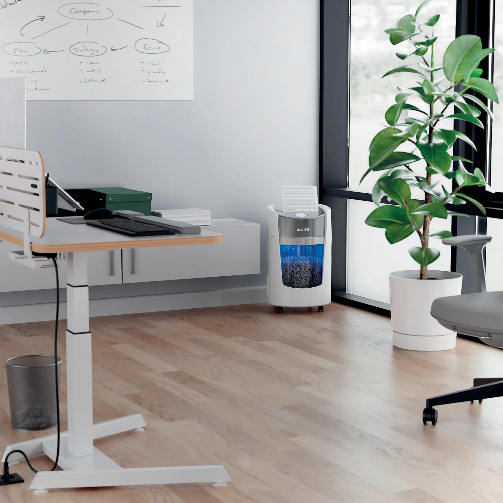 Leitz IQ OptiMax Small Office 350 paper shredder – slika 8