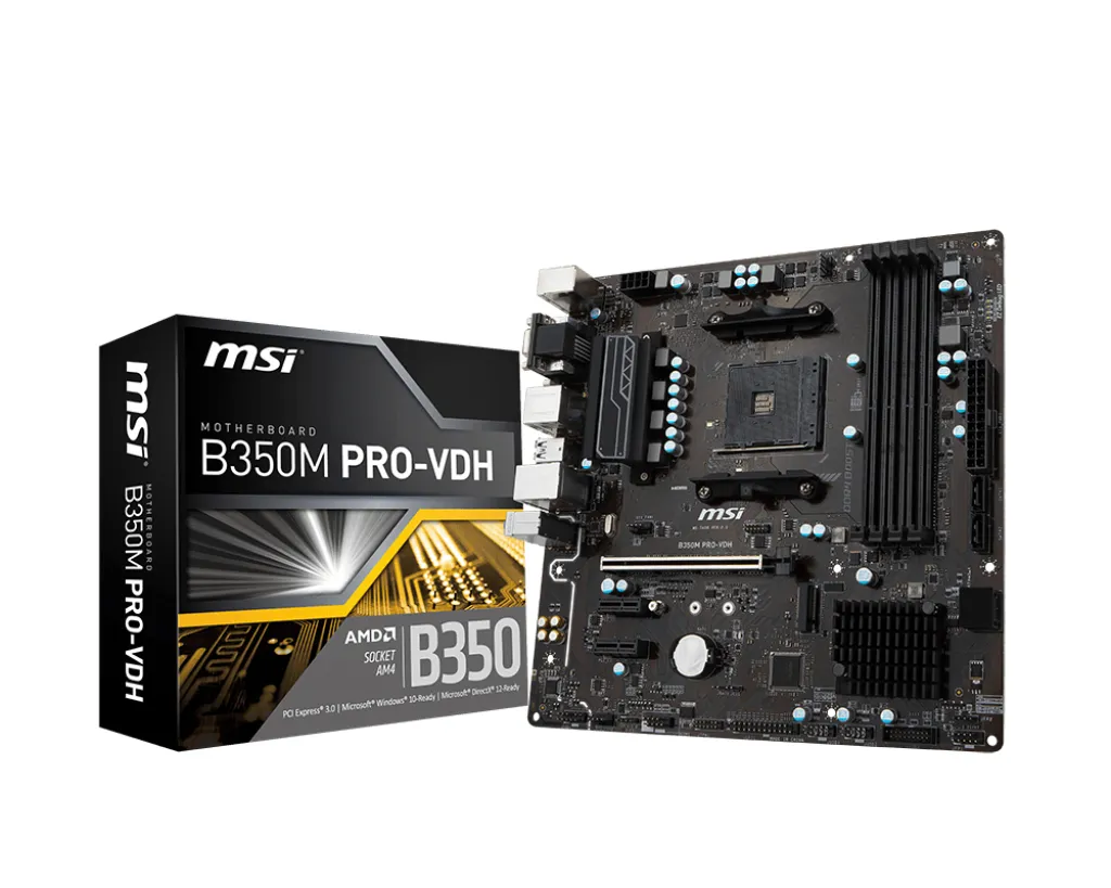 MSI B350M PRO-VDH motherboard