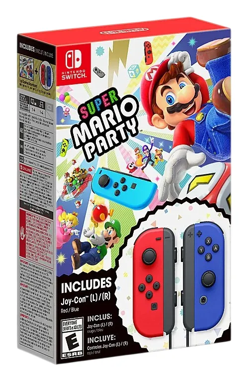 Nintendo Super Mario Party + Joy Con Pair Bundle