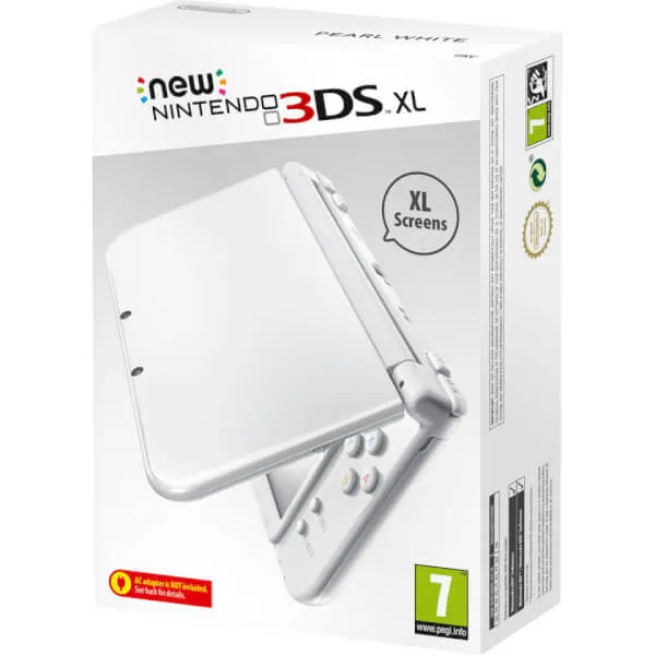 Nintendo New 3DS XL Pearl White portable game console