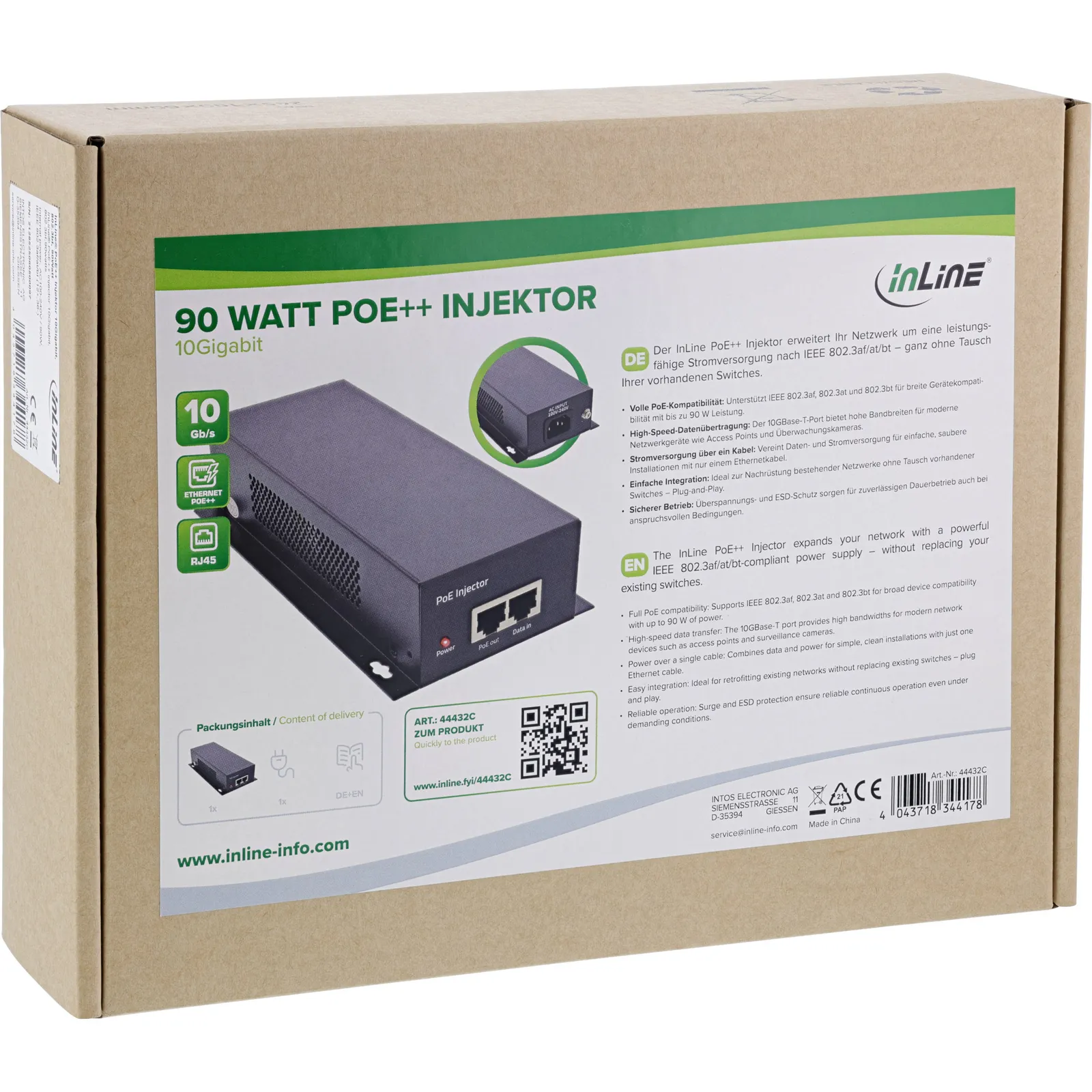 InLine 44432C PoE adapter – slika 4