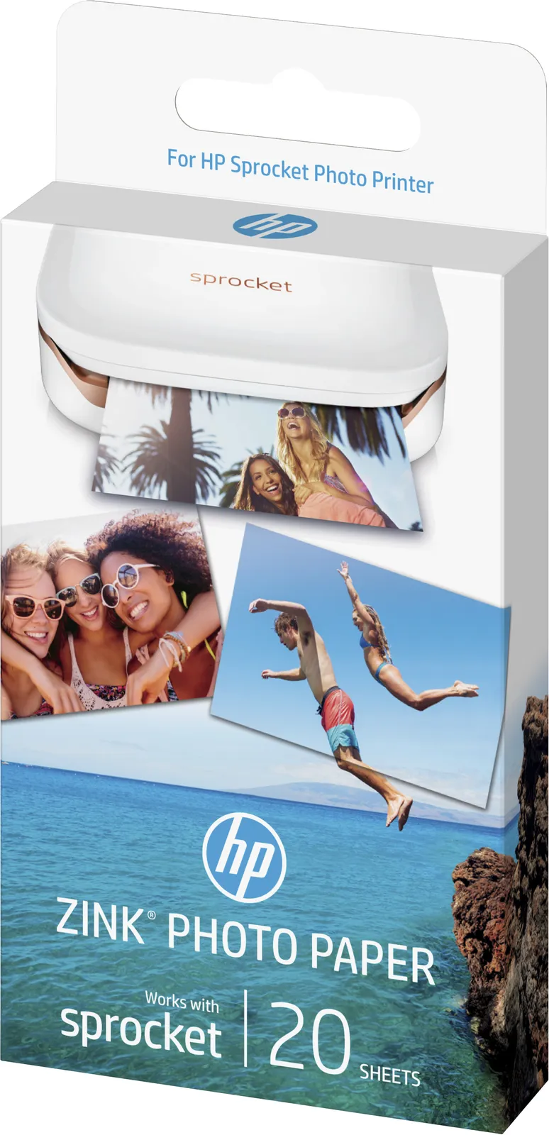 HP Sprocket Photo Paper-20 sticky-backed sheets/5 x 7.6 cm (2 x 3 in) – slika 2