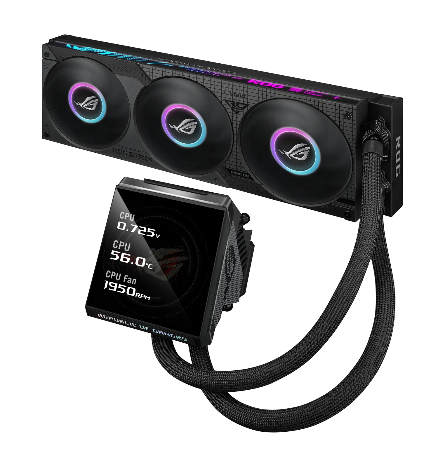 ASUS ROG Strix LC IV 360 ARGB LCD – slika 6