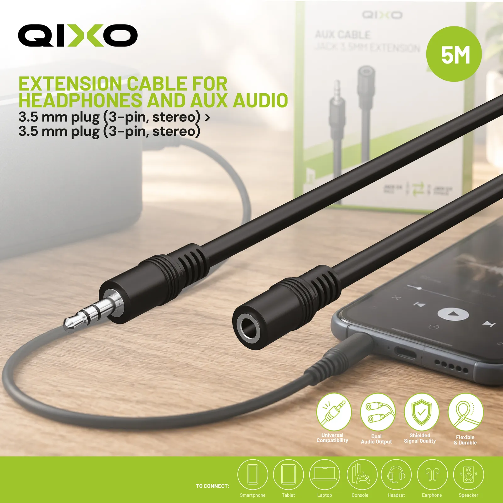 Qixo QXJACK35MF5MK audio cable – slika 4