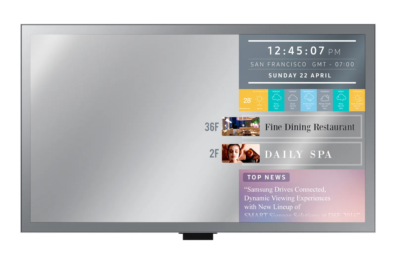 Samsung LH55MLEPLSC Signage Display