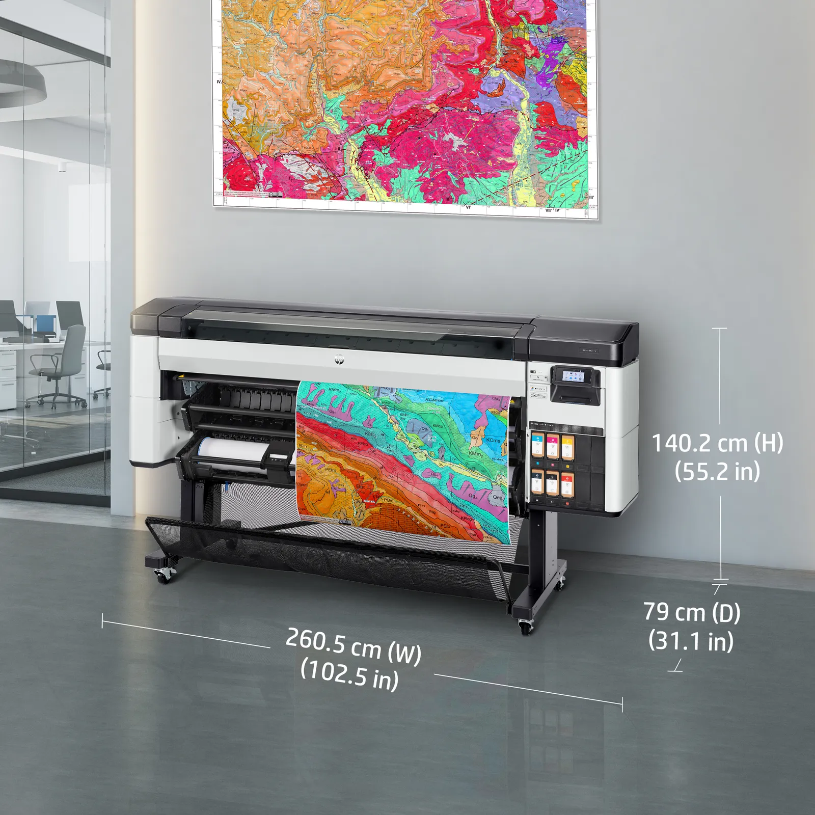 HP Model large format printer – slika 10